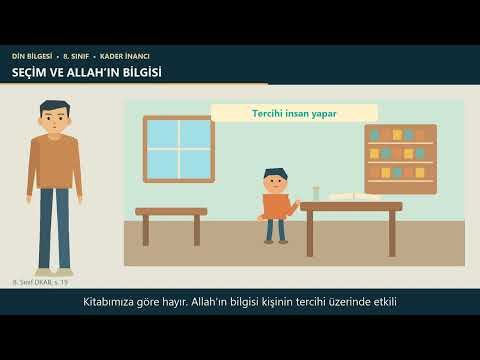 8. Sınıf Din Kültürü | Kader ve Kaza İnancı | 1. Ünite: Kader İnancı