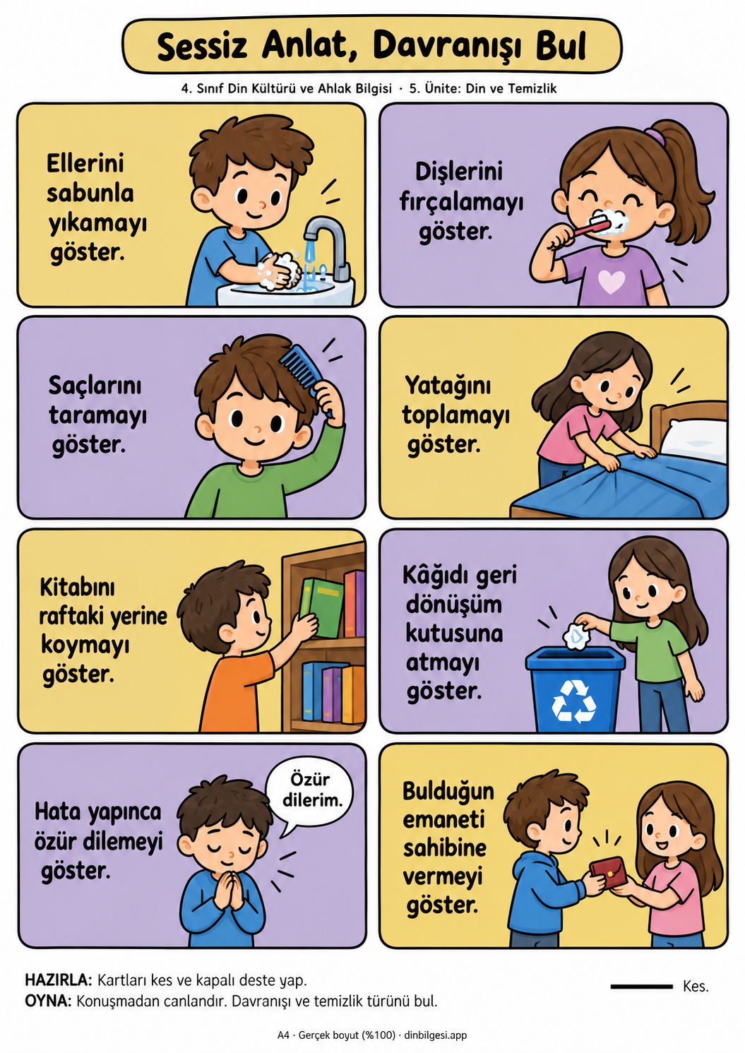 Sevgi ve Saygı | 4. Sınıf Din Kültürü | 3. Ünite 2. Konu
